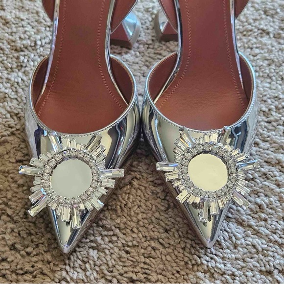 COPY - Amina Muaddi Begum Pointed Toe Slingback Pump - Picture 6 of 14